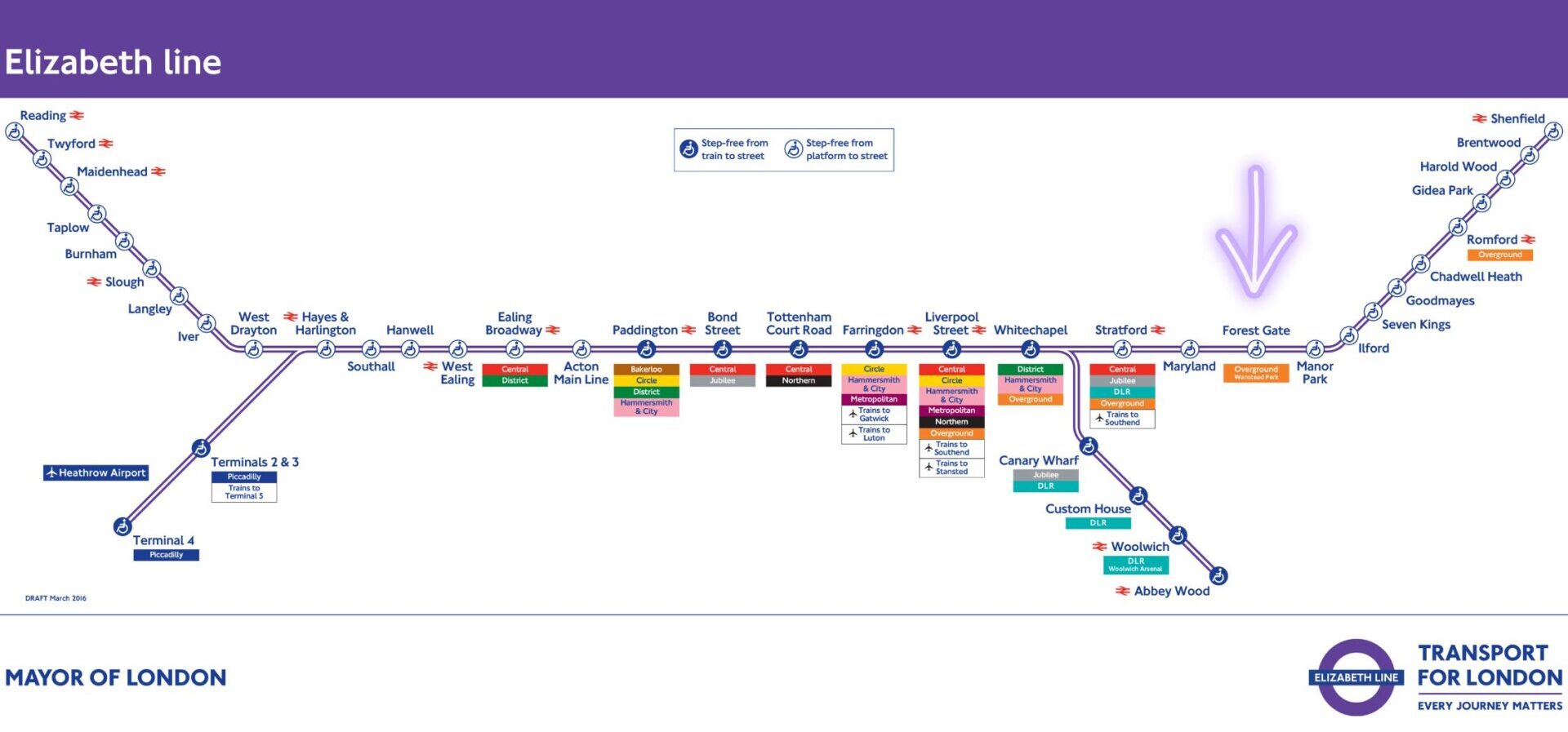 Elizabeth Line e Forest Gate